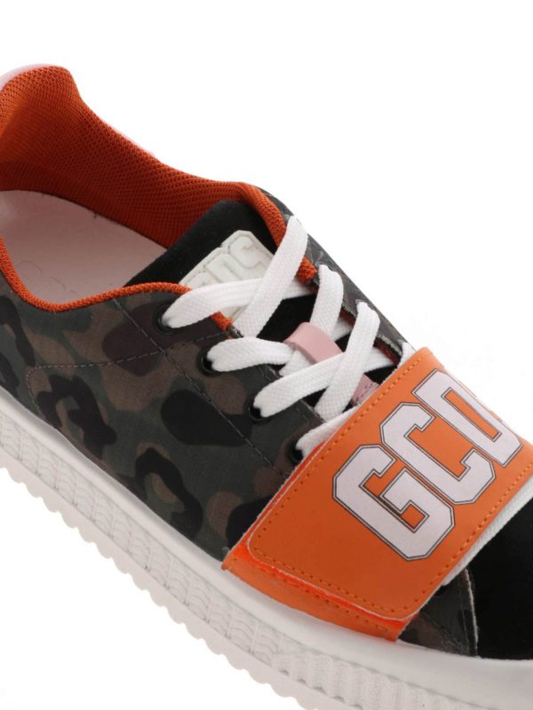 GCDS buy online Camouflage tech fabric sneakers