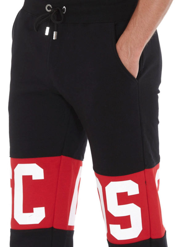 GCDS buy online Logo lettering tracksuit bottoms