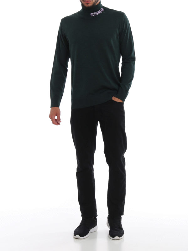 GCDS: Cuellos altos y polos online - Suéter Con Cuello Alto