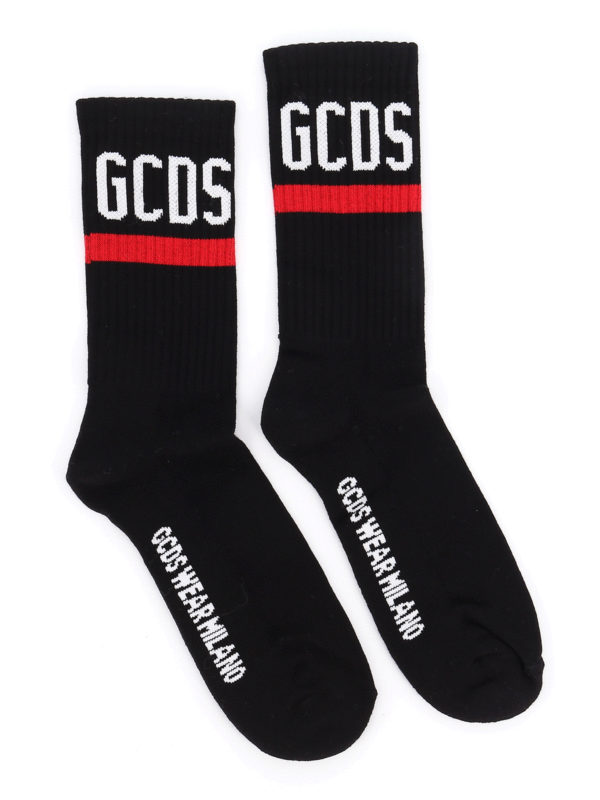 GCDS: Chaussettes - Chaussettes - Noir