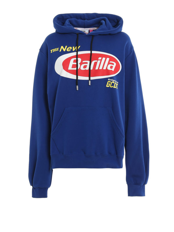 GCDS: Sudaderas y suéteres - Sudadera - Azul