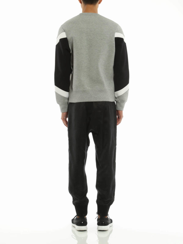 Geometric pattern sweatshirt shop online: NEIL BARRETT