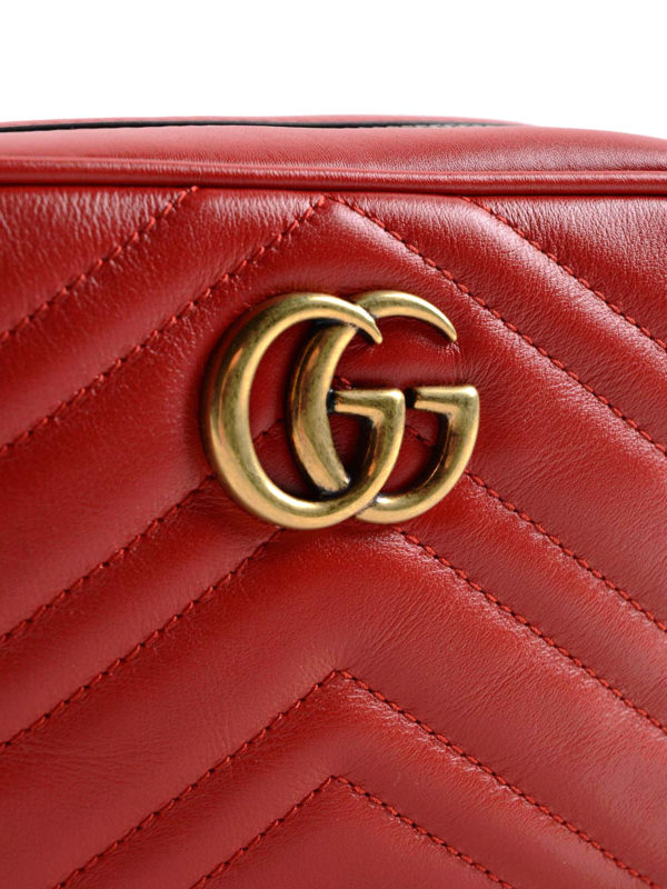 クロスボディバッグ Gg Marmont - 赤 shop online: GUCCI
