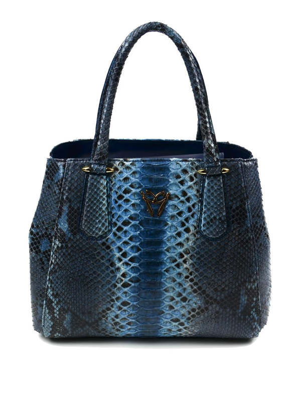 Ghibli: totes bags - Python leather tote bag