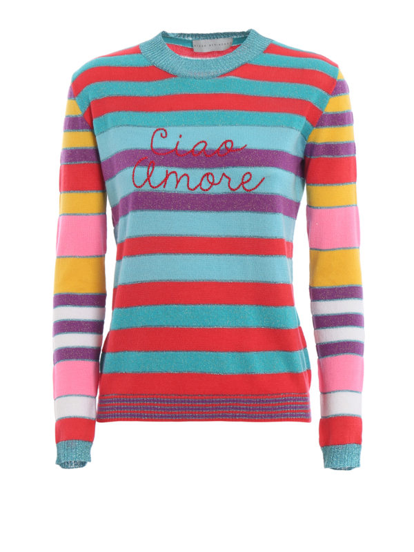 GIADA BENINCASA: Pull col rond - Pull Col Rond - À Motif