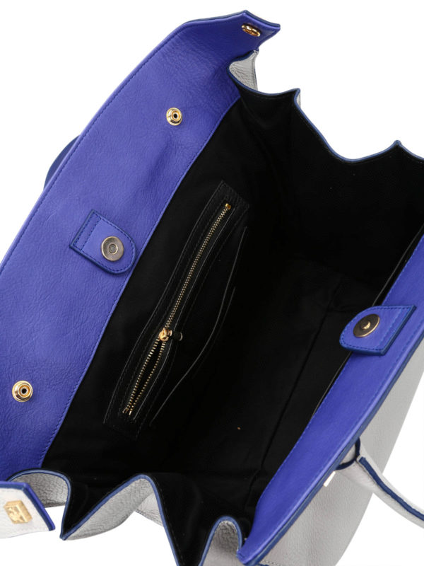 Giancarlo Petriglia buy online Shopper Paloma in pelle martellata