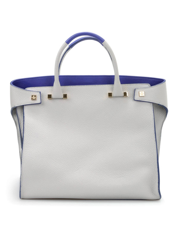 Giancarlo Petriglia: shopper - Shopper Paloma in pelle martellata