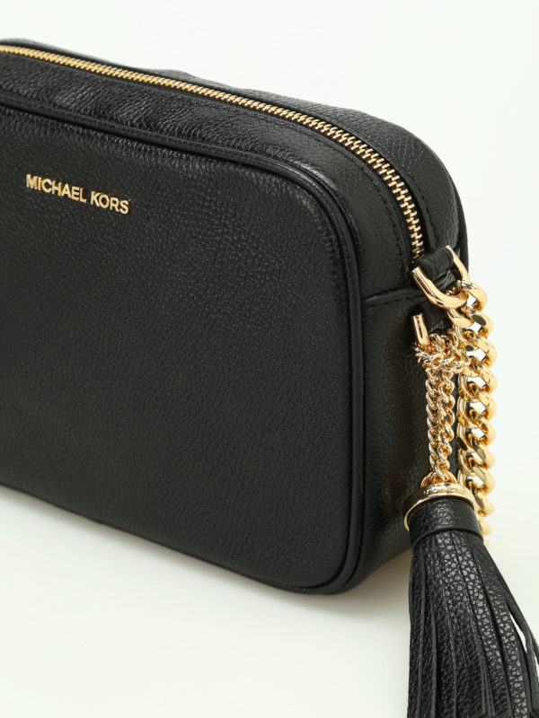 Ginny leather camera bag shop online: MICHAEL KORS