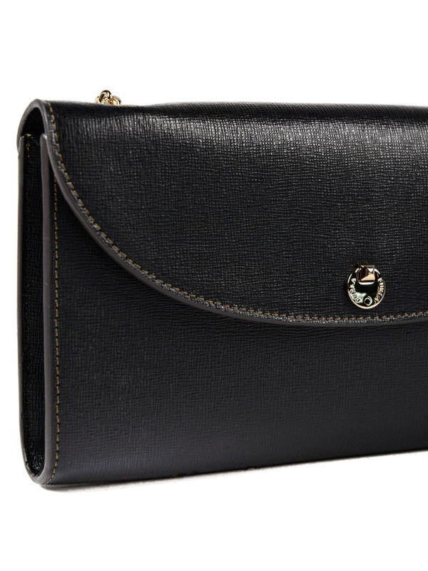 Tracolla Gioia XL nera shop online: FURLA