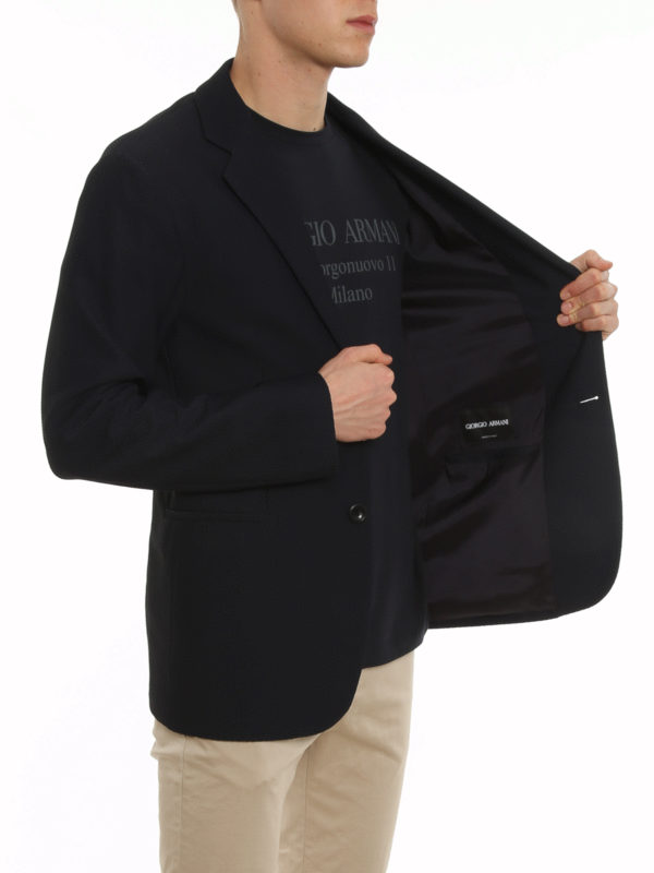 GIORGIO ARMANI buy online ブレザー - ダークブルー