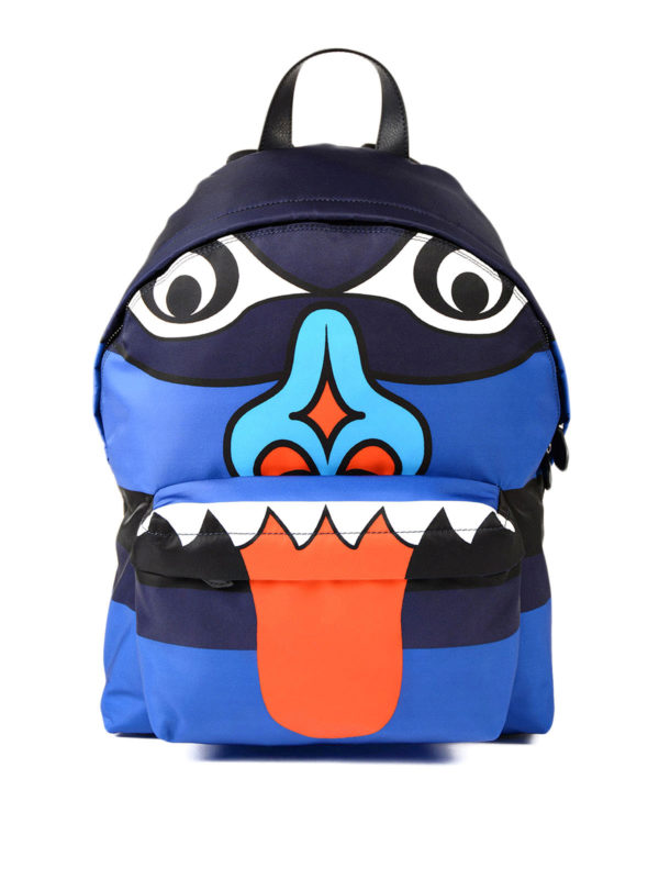 GIVENCHY: backpacks - Totem print nylon backpack