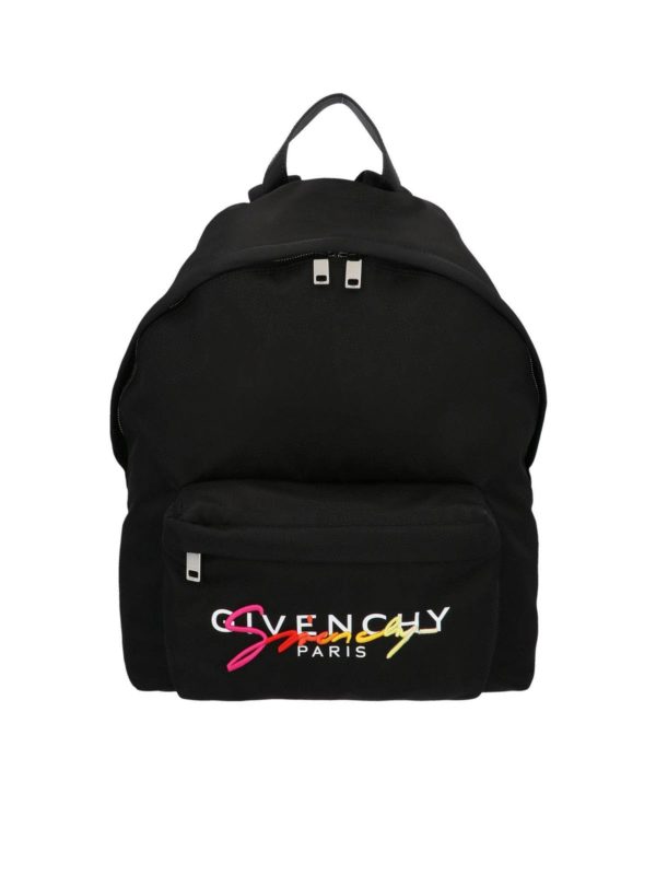 Givenchy Canvas Backpack Black Backpacks 