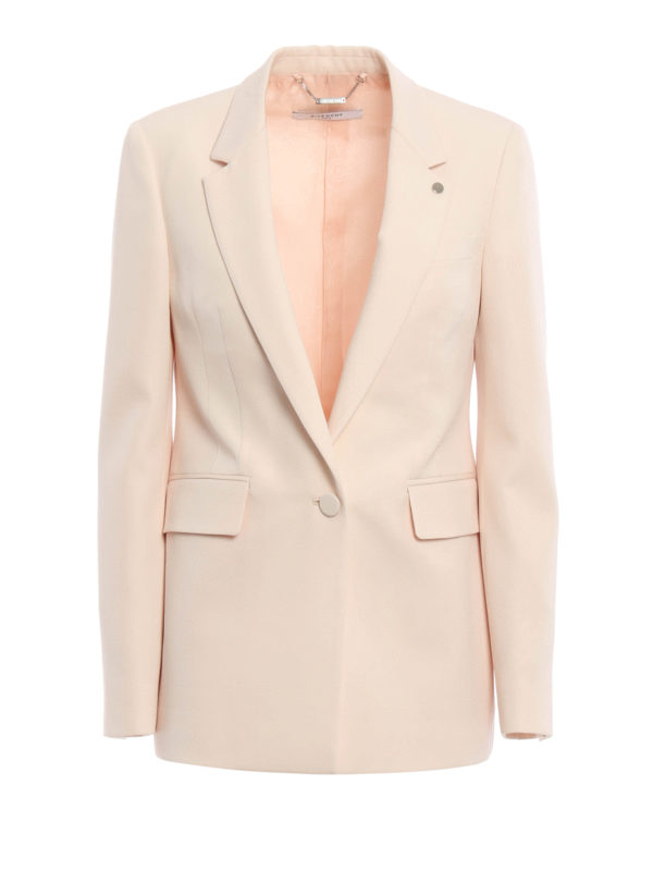 GIVENCHY: blazers - Single-breasted wool blazer