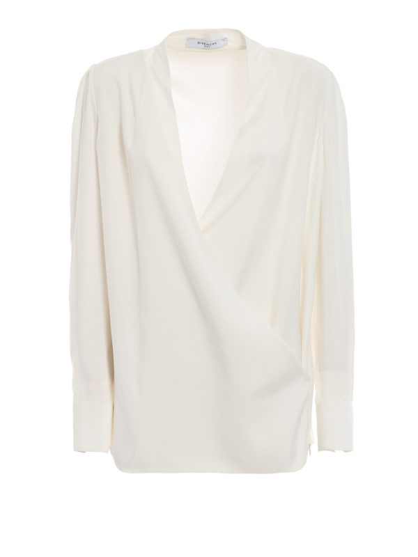 GIVENCHY: Blouses - Blouse - Blanc