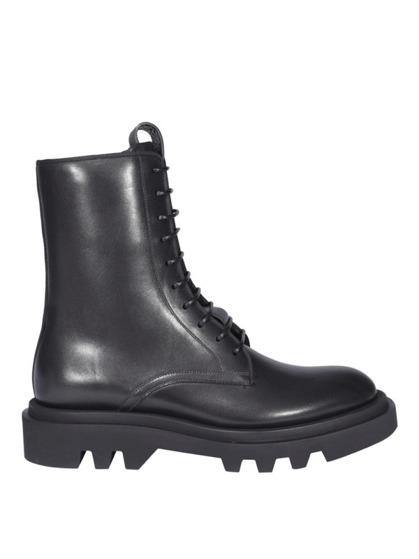 GIVENCHY: boots - Brushed leather boots