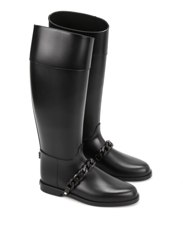 GIVENCHY: boots - Eva chain Wellington boots