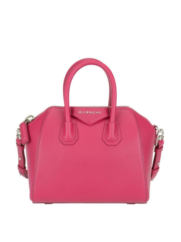 GIVENCHY: Bowling - Bowling Tasche - Fuchsia