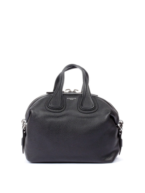 GIVENCHY: bowling bags - Nightingale black medium bag