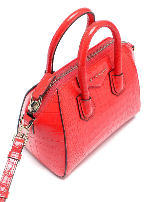 GIVENCHY buy online Antigona mini croco print bag