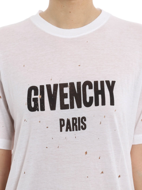 GIVENCHY buy online Drill detailed T-shirt