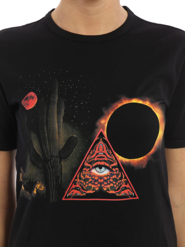 GIVENCHY buy online Illuminati print cotton T-shirt
