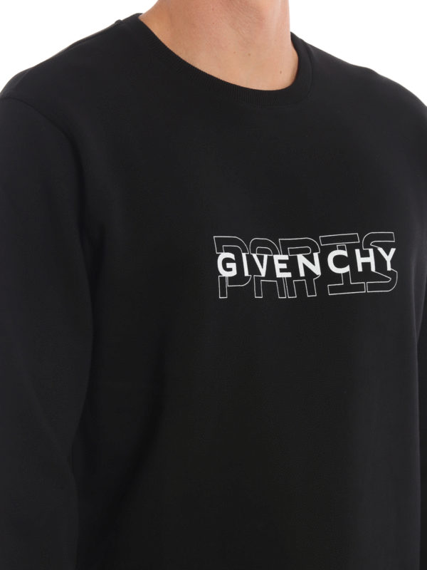 GIVENCHY buy online Logo embellished black sweatshirt