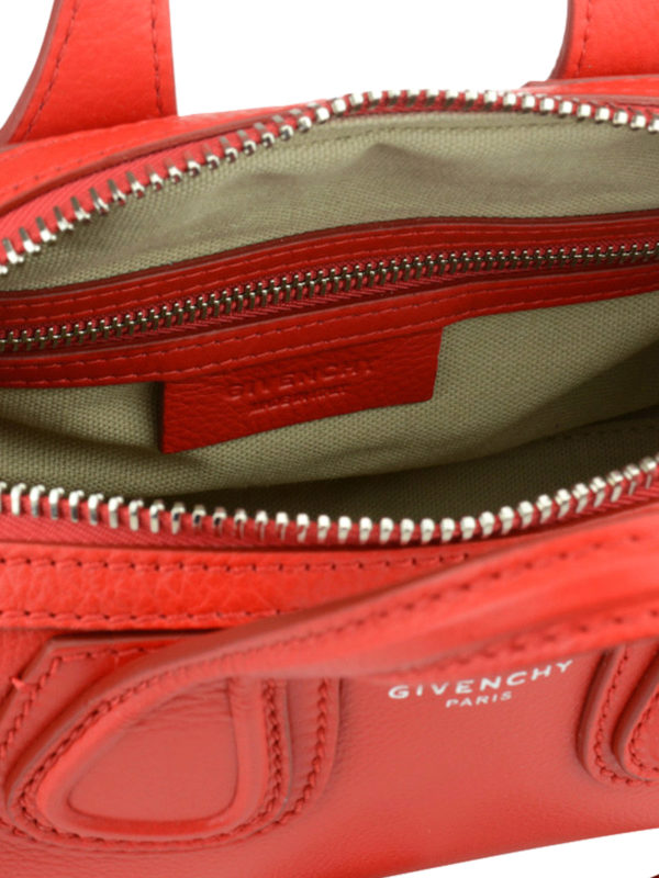 GIVENCHY buy online Micro Nightingale red leather bag