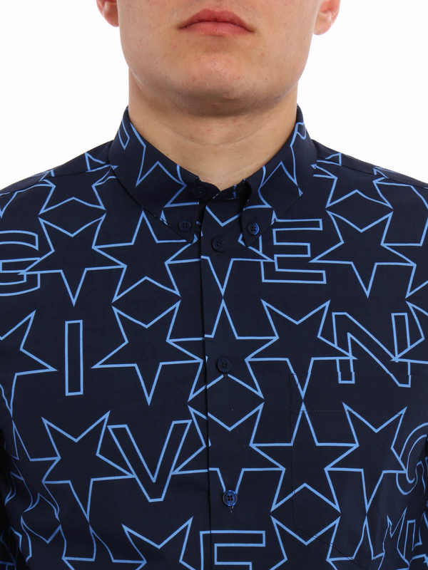 GIVENCHY buy online Star patterned cotton shirt