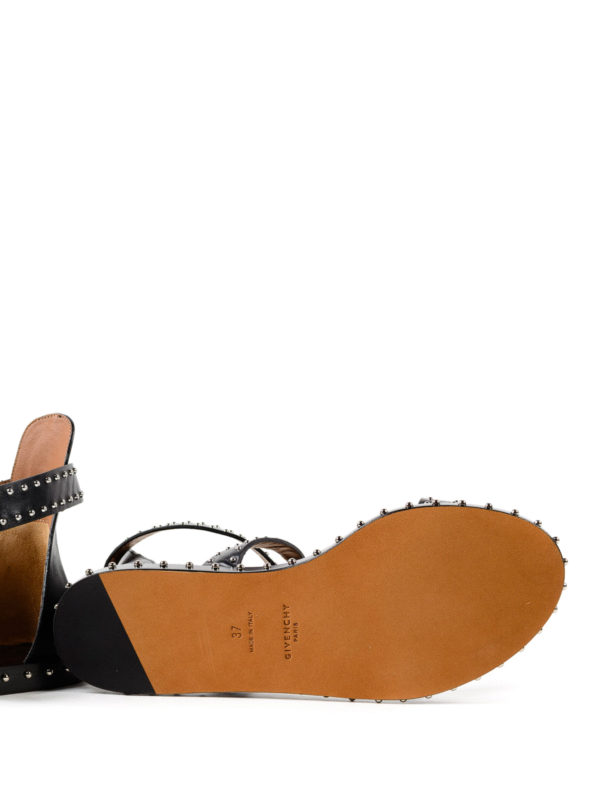 GIVENCHY buy online Studded leather flat sandals