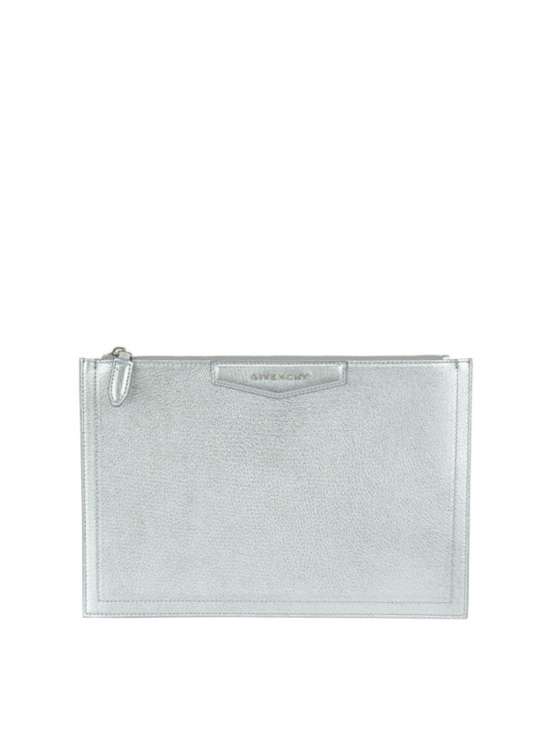 GIVENCHY: Clutches - Clutch - Silber