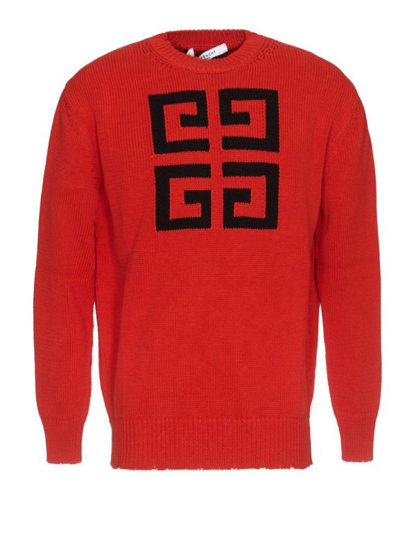 GIVENCHY: Suéteres con cuello pico - Suéter Cuello Redondo - Over