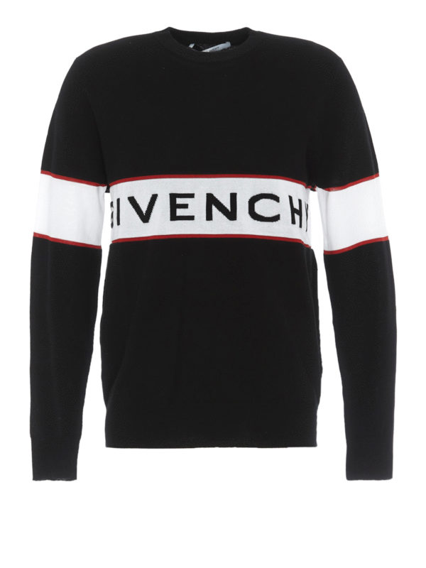 GIVENCHY: Suéteres con cuello pico - Suéter Cuello Redondo - Negro