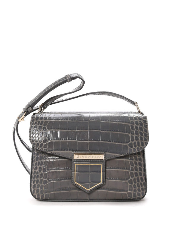 GIVENCHY: Bolsas bandoleras - Bolsa Bandolera Nobile - Gris
