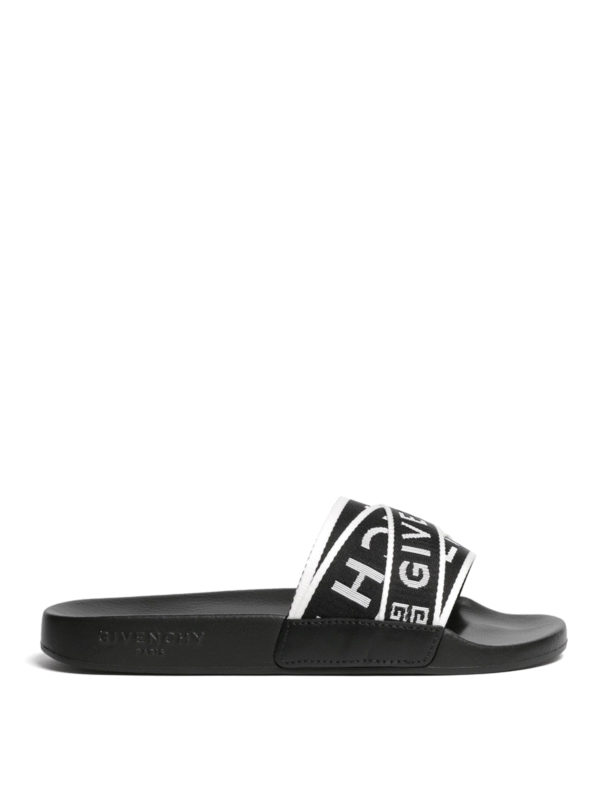 GIVENCHY: Tongs - Sandales - Noir