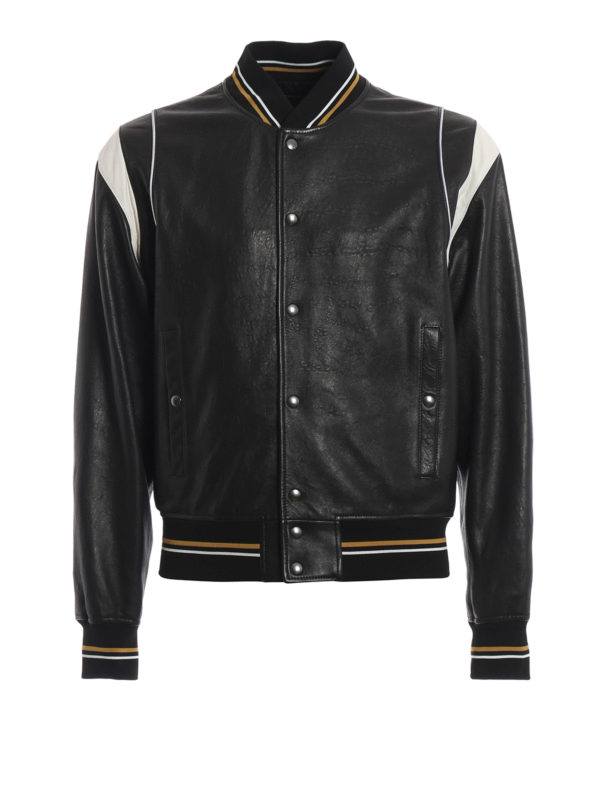 GIVENCHY: Lederjacken - Lederjacke - Schwarz