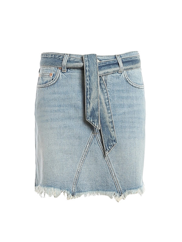 GIVENCHY: mini skirts - Denim mini skirt