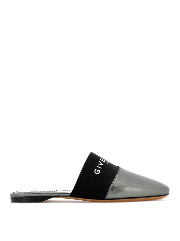 GIVENCHY: Mules - Mules - Metallic