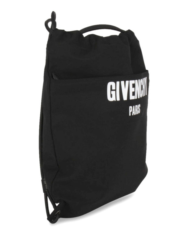 GIVENCHY: backpacks online - Cotton blend drawstring backpack