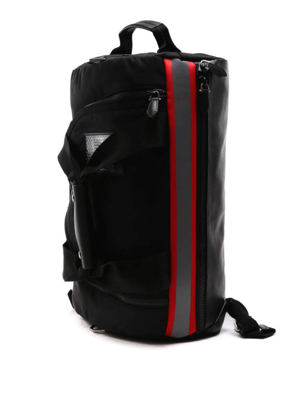 GIVENCHY: zaini online - Zaino in nylon e pelle