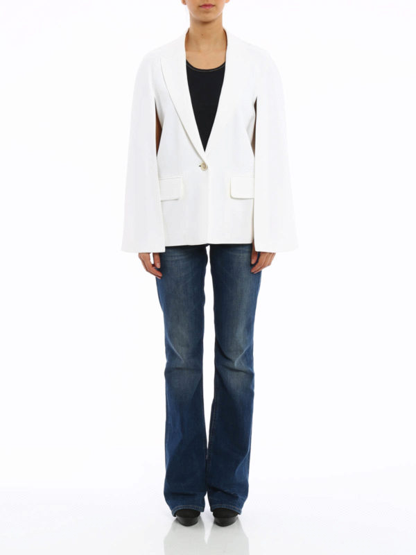 GIVENCHY: Blazer online - Cape-inspired blazer