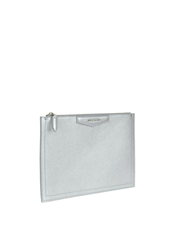GIVENCHY: Clutches online - Clutch - Silber