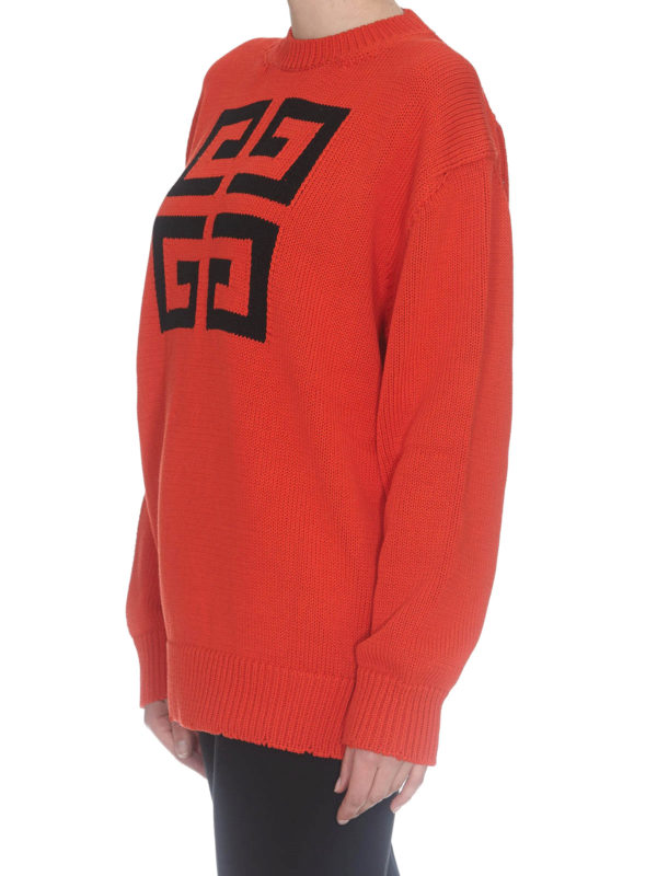 GIVENCHY: Suéteres con cuello pico online - Suéter Cuello Redondo - Over