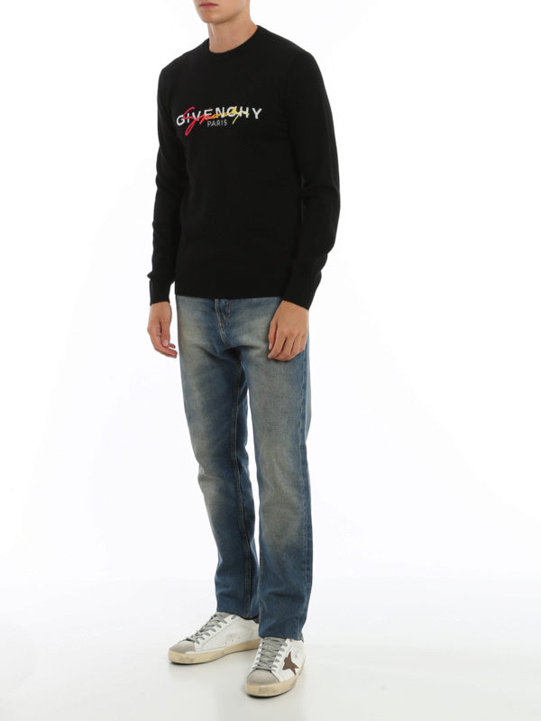 GIVENCHY: Suéteres con cuello pico online - Suéter Cuello Redondo - Negro