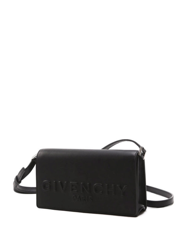 GIVENCHY: Bolsas bandoleras online - Debossed logo fold-over crossbody
