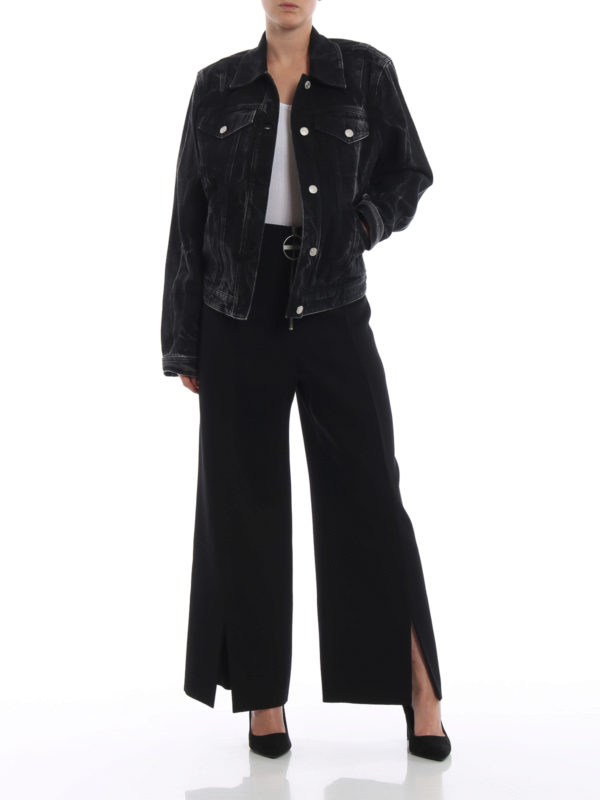 GIVENCHY: Jeansjacken online - Jeansjacke - Schwarz