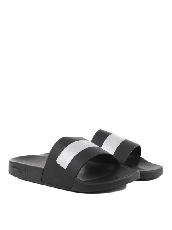 GIVENCHY: Chanclas de playa online - Chanclas - Negro