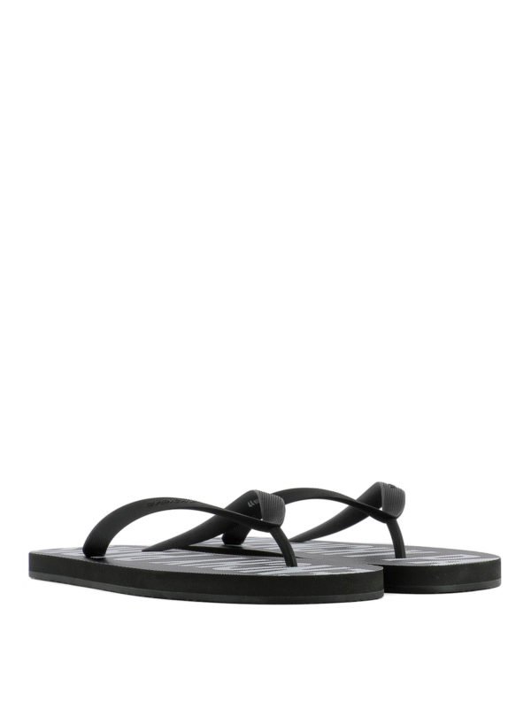 GIVENCHY: flip flops online - Rubber thong flip flops