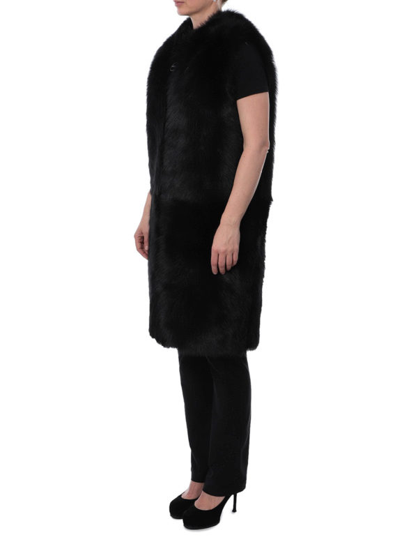GIVENCHY: Fur & Shearling Coats online - Shearling sleeveless coat