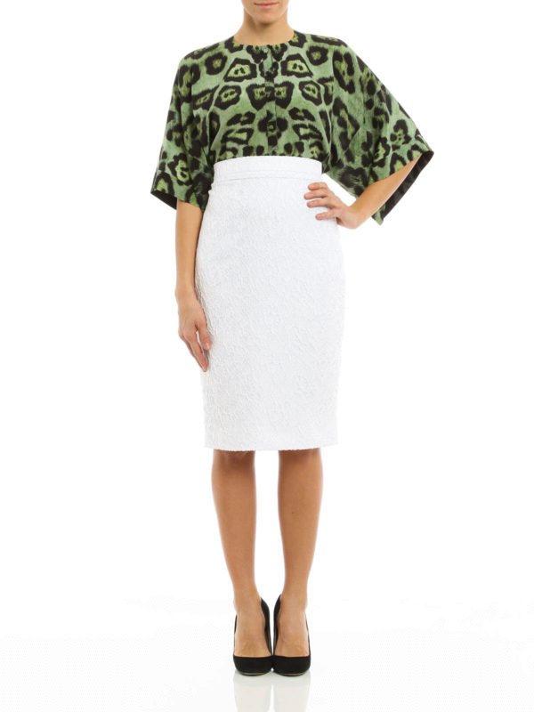 ★overdue flair★ JACQUARD PENCIL SKIRT JACQUARD PENCIL SKIRT - overdue flair