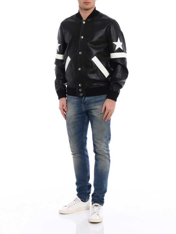 GIVENCHY: Lederjacken online - Lederjacke - Schwarz